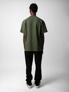 Teddy Skull T-shirt - Khaki cotton round-neck T-shirt with short sleeves and Skull XO print.