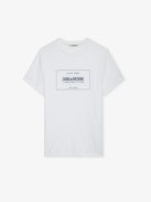 Ted Insignia T-shirt - White cotton round-neck T-shirt with short sleeves and Studio insignia.