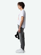 Toby Photoprint T-shirt - Short-sleeved organic slub cotton T-shirt with photoprint and Greta poem print on the front.