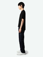 Ted Photoprint T-shirt - Short-sleeved black organic cotton T-shirt with Cosmic photoprint on front.