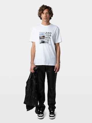 Ted T-shirt - Short-sleeved T-shirt with Retrospective photoprint.
