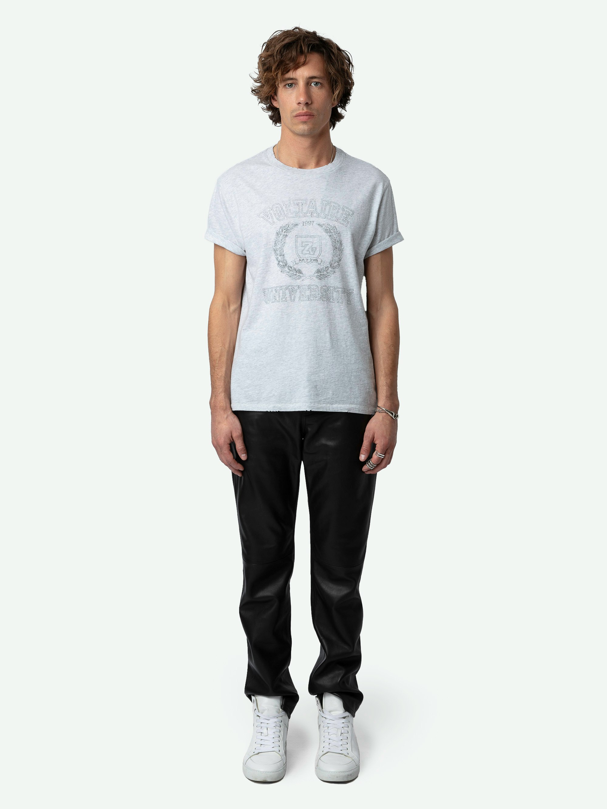 Jimmy Insignia T-shirt - Short-sleeved organic cotton T-shirt with insignia print on the front.