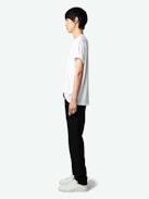 T-shirt Ted Stemma - T-shirt in cotone biologico bianca a maniche corte e stemma Studio stampato sul davanti.