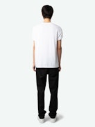 T-shirt Ted Stemma - T-shirt in cotone biologico bianca a maniche corte e stemma Studio stampato sul davanti.