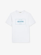 T-shirt Ted Stemma - T-shirt in cotone biologico bianca a maniche corte e stemma Studio stampato sul davanti.