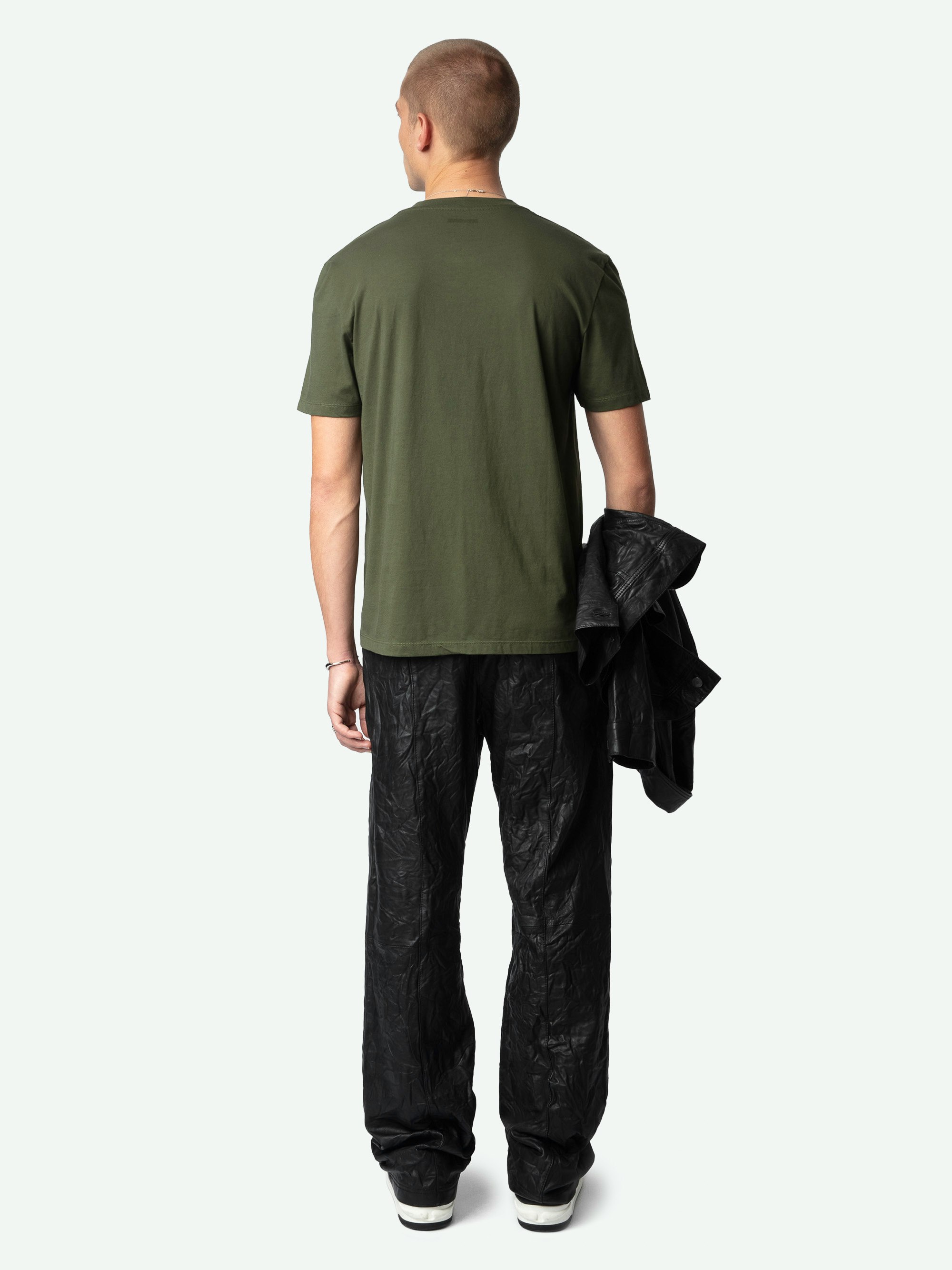 Tommy Khaki Organic Cotton Men's T-shirt | Zadig&Voltaire