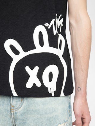 Stockly T-shirt - Short-sleeved T-shirt with front print.