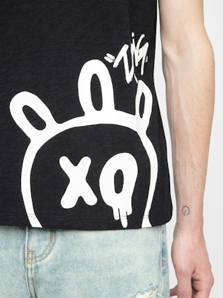 Stockly T-shirt - Short-sleeved T-shirt with front print.