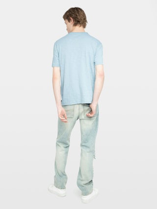 Stockly T-shirt - Short-sleeved T-shirt with front print.