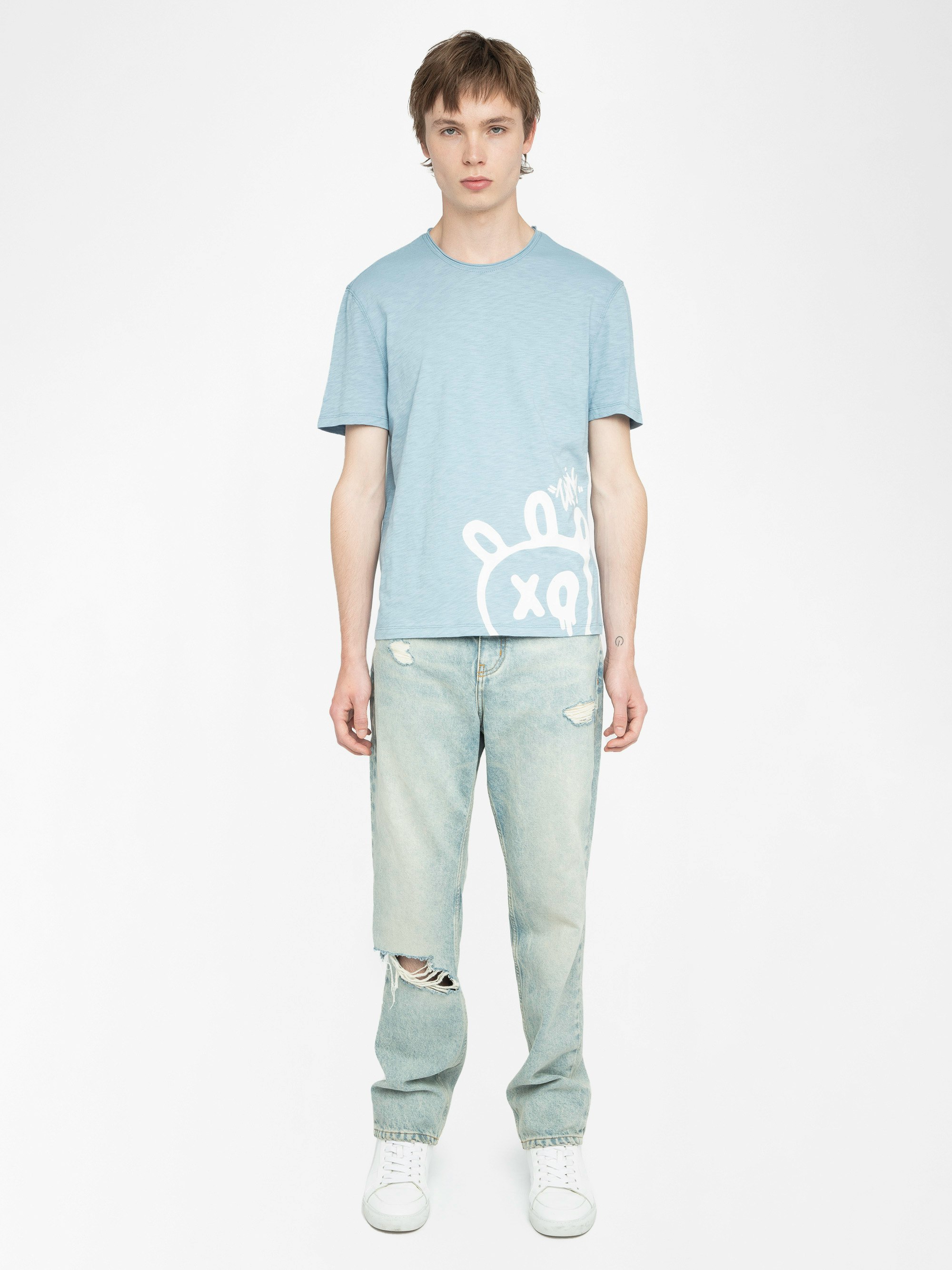 T-shirt Stockly - T-shirt a maniche corte con stampa sul davanti.