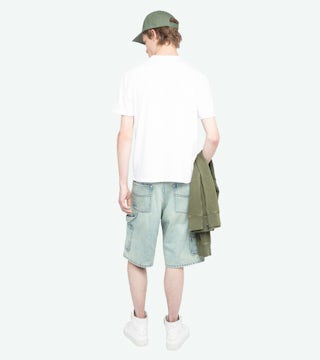 Stockly T-shirt - Short-sleeved t-shirt with front print.