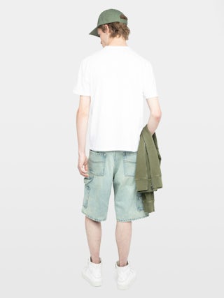 Stockly T-shirt - Short-sleeved T-shirt with front print.