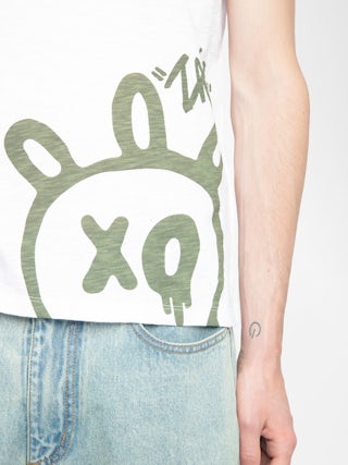 Stockly T-shirt - Short-sleeved t-shirt with front print.