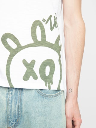 Stockly T-shirt - Short-sleeved T-shirt with front print.