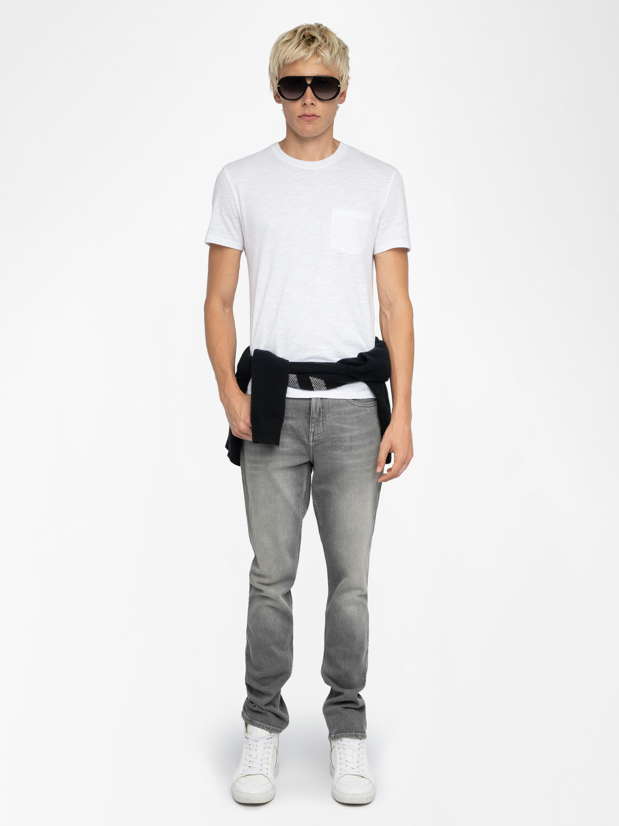 T-shirt Stockholm - T-shirt manches courtes avec print skull dans le dos et poche sur le devant.