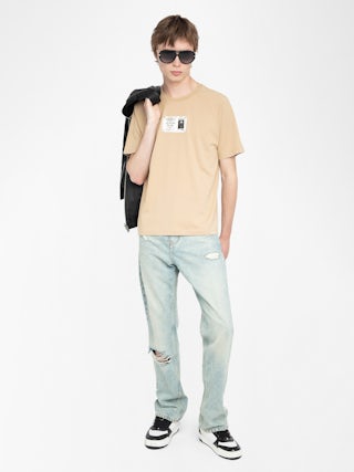 Torry T-shirt - Short-sleeved T-shirt with front print.