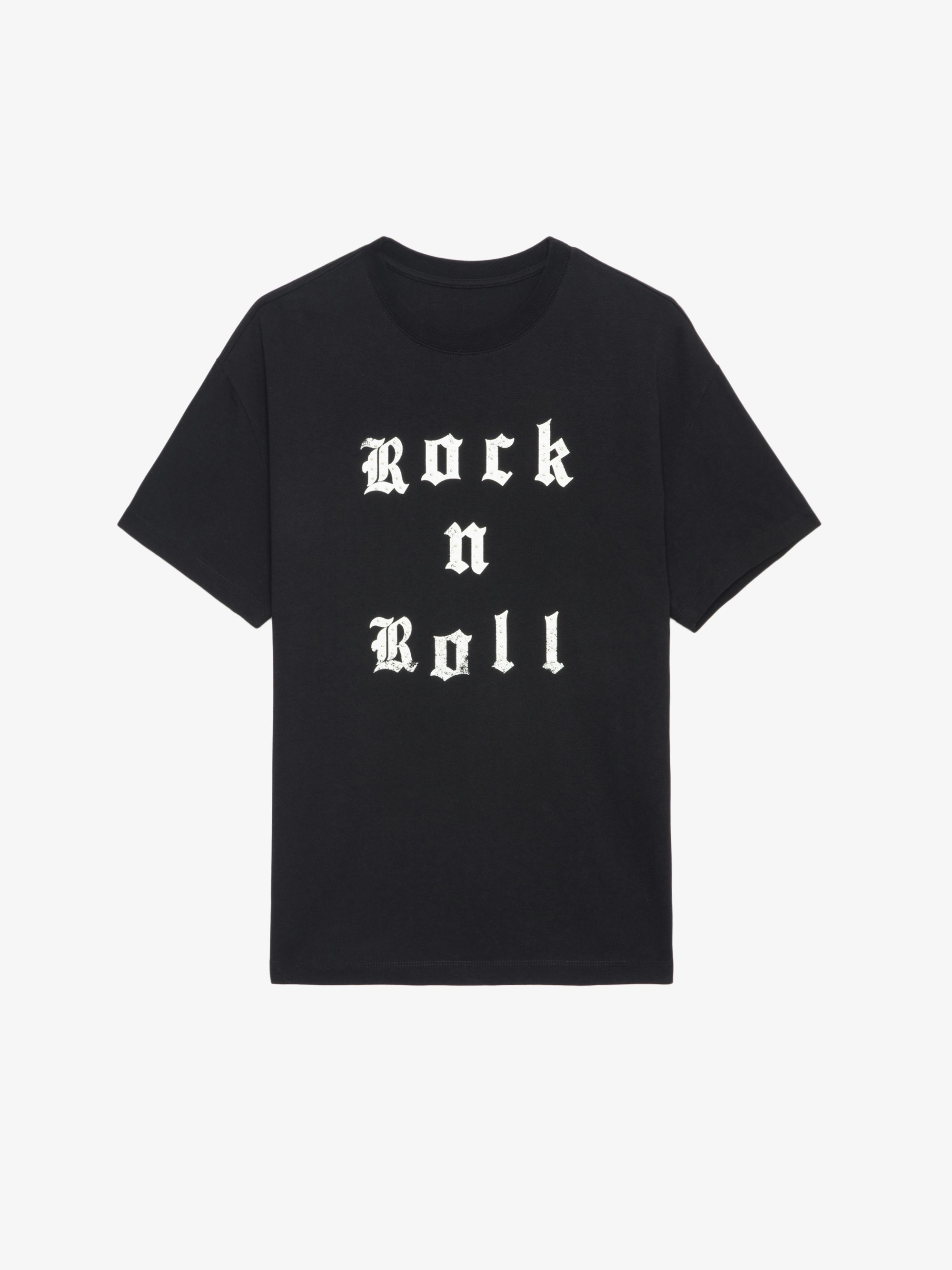 Tシャツ・カットソー ZADIG & VOLTAIRE Men T-shirt White JMTS01659 103 Men's White Rock'N'Roll T-shirt | Zadig&Voltaire