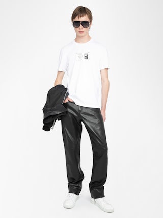 Tommy T-shirt - Short-sleeved t-shirt with front print.