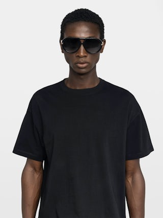 Teddy T-shirt - Oversized short-sleeved T-shirt with skull and studs on the back.