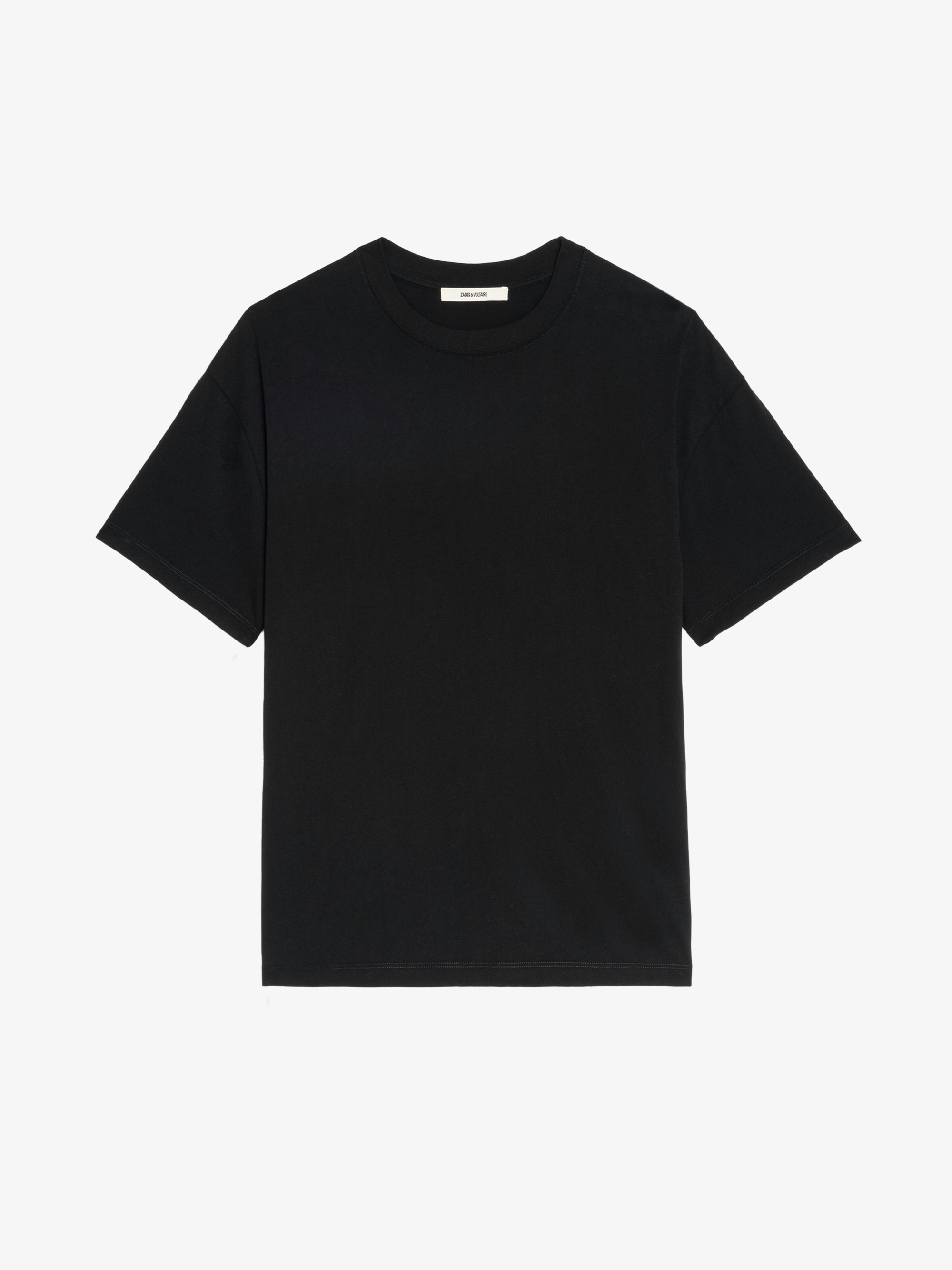 ZADIG & VOLTAIRE テティTシャツ JMTS017260 BLACK Black Walk T-shirt Organic Cotton | Zadig&Voltaire