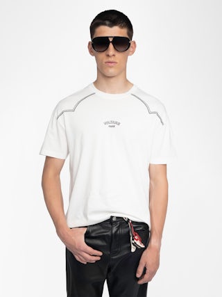 Toddy T-shirt - Loose-fitting short-sleeve T-shirt with western cut-outs.