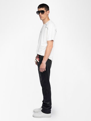 Toddy T-shirt - Loose-fitting short-sleeve T-shirt with western cut-outs.