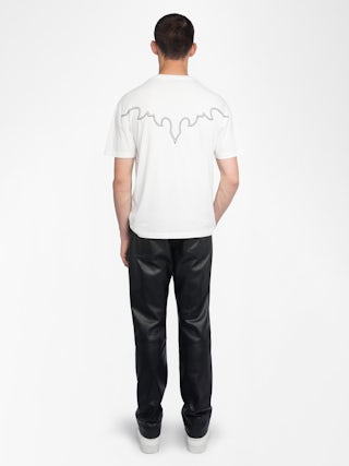 Toddy T-shirt - Loose-fitting short-sleeve T-shirt with western cut-outs.
