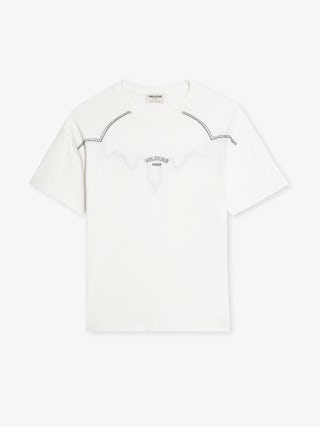 Toddy T-shirt - Loose-fitting short-sleeve T-shirt with western cut-outs.