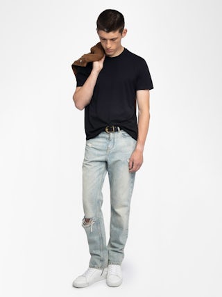 Tommy T-shirt - Short-sleeved T-shirt with print on the back.