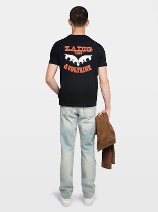 Tommy T-shirt - Short-sleeved T-shirt with print on the back.