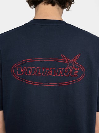 T-shirt Teddy - T-shirt oversize manches courtes avec customisation au dos.