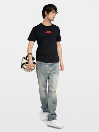 T-shirt Tommy - T-shirt manches courtes orné d’un badge signature avant.