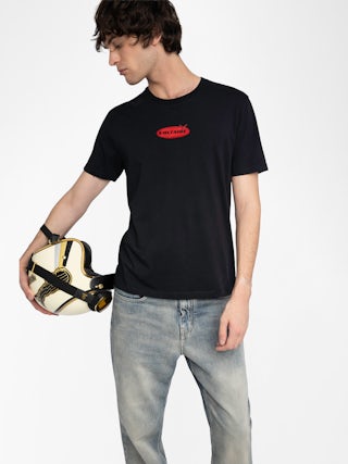 Tommy T-shirt - Short-sleeved t-shirt adorned with a signature badge at the front.