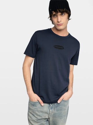 T-shirt Tommy - T-shirt manches courtes orné d’un badge signature avant.