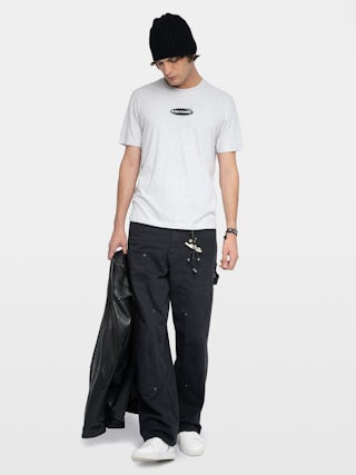 T-shirt Tommy - T-shirt manches courtes orné d’un badge signature avant.