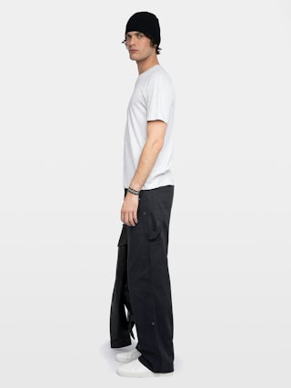 T-shirt Tommy - T-shirt manches courtes orné d’un badge signature avant.