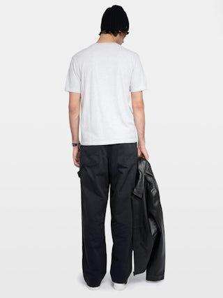 T-shirt Tommy - T-shirt manches courtes orné d’un badge signature avant.