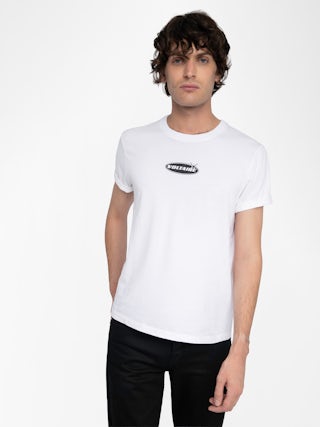 Tommy T-shirt - Short-sleeved t-shirt adorned with a signature badge at the front.