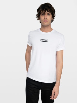 T-shirt Tommy - T-shirt manches courtes orné d’un badge signature avant.