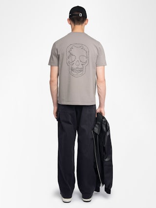 Tommy T-shirt - T-shirt with short sleeves and back print.