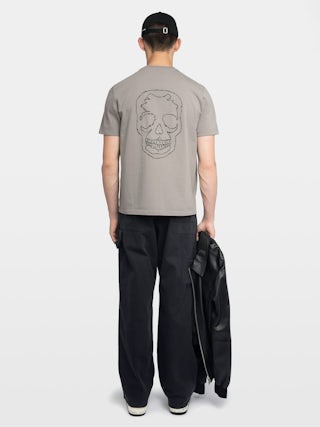 Tommy T-shirt - T-shirt with short sleeves and back print.