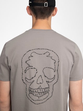 Tommy T-shirt - T-shirt with short sleeves and back print.