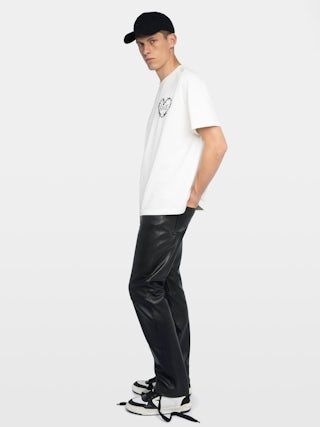 Teddy T-shirt - Oversized short-sleeved T-shirt with front print.