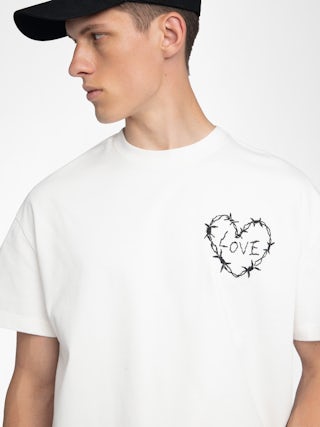 Teddy T-shirt - Oversized short-sleeved T-shirt with front print.