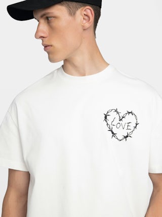 Teddy T-shirt - Oversized short-sleeved T-shirt with front print.