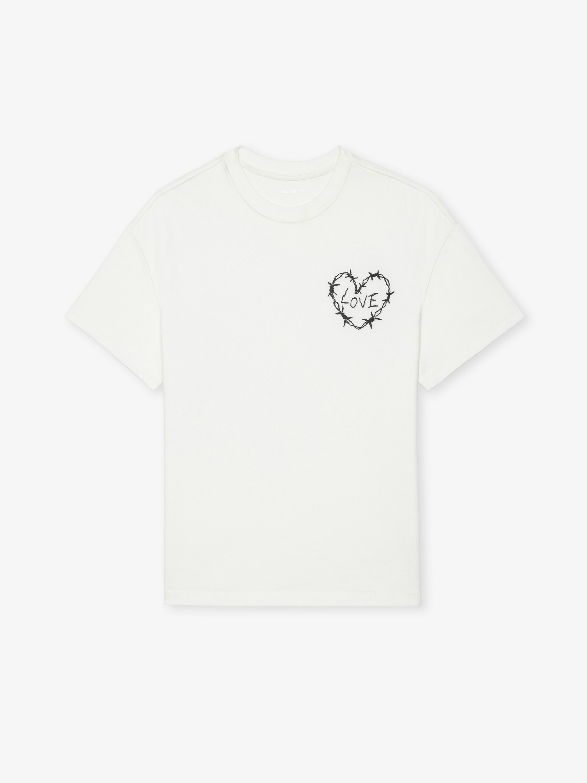 Men's Teddy T-shirt White 100% Cotton | Zadig&Voltaire