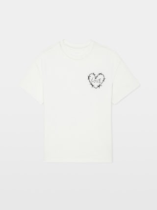 Teddy T-shirt - Oversized short-sleeved T-shirt with front print.