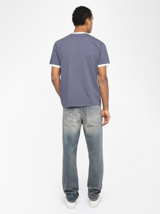 T-shirt Woody - Crew-neck t-shirt with short sleeves, contrast binding and customisation.