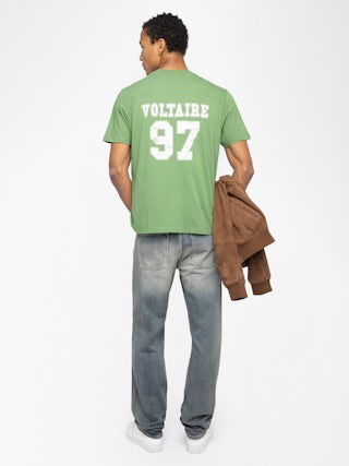 T-shirt Tommy - Short-sleeved t-shirt with back print.