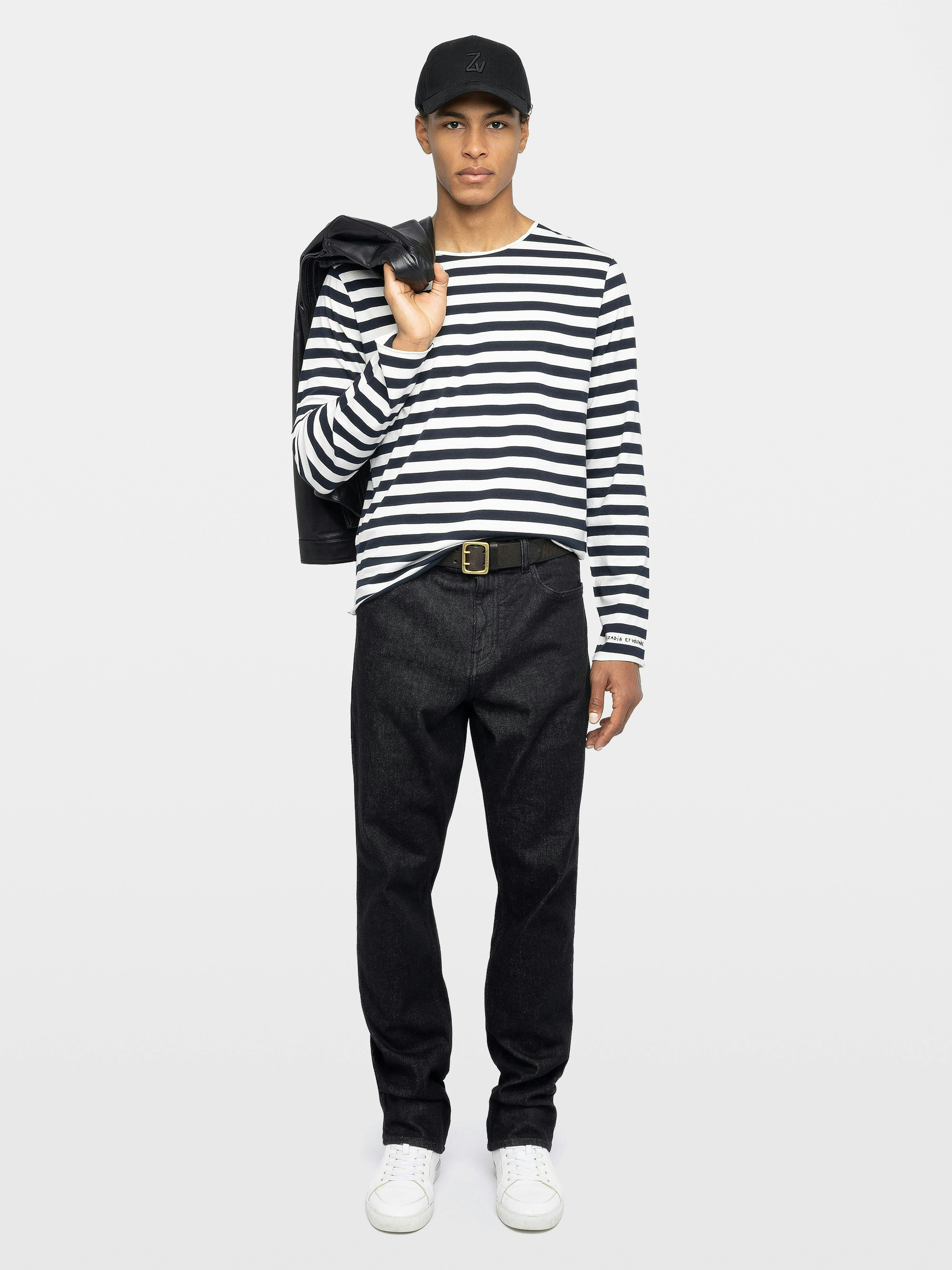 T-shirt Timo - Long-sleeve striped t-shirt.